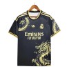 Maglia Real Madrid Dragon 2024-25 Maniche Corte Nera Speciale - Uomo Maglia Real Madrid Dragon 2024-25 Maniche Corte Nera Speciale - Uomo